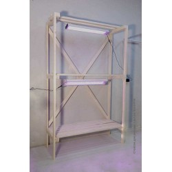Стеллаж для выращивания рассады 1,6x1,6м fito-online