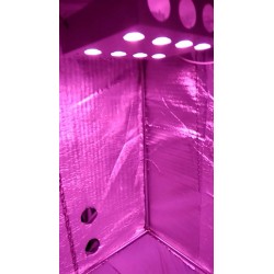 Фольгированный отражатель в гроубоксе - growbox Джин с профессиональным фитосветильником Гагарин 400 Ватт fito.online